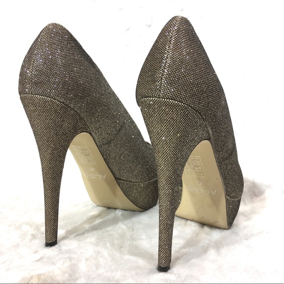 Aldo Sparkling Platform Heels Euro Size 41 - Picture 5 of 6